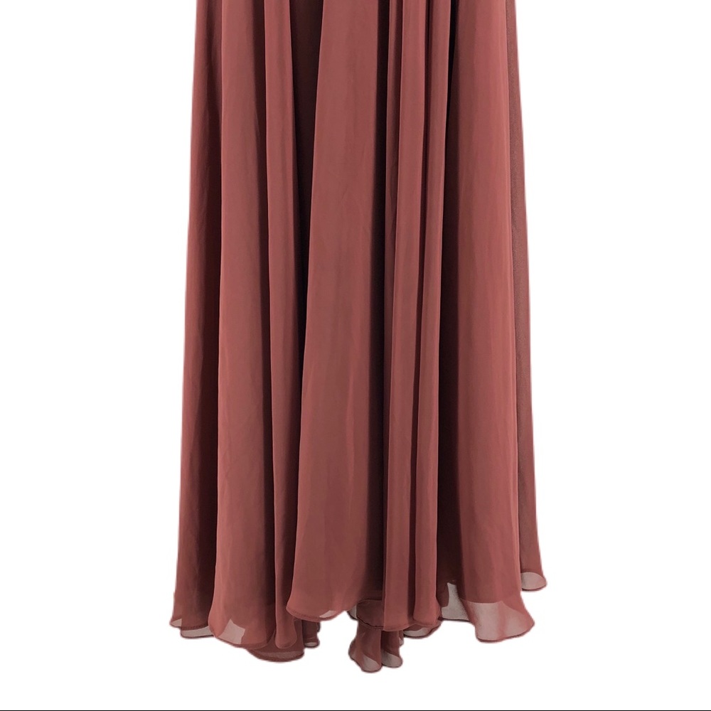 Jenny Yoo Collection Mauve Wrap Dress, NWT - Picture 5 of 10